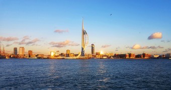 Portsmouth seascape in December