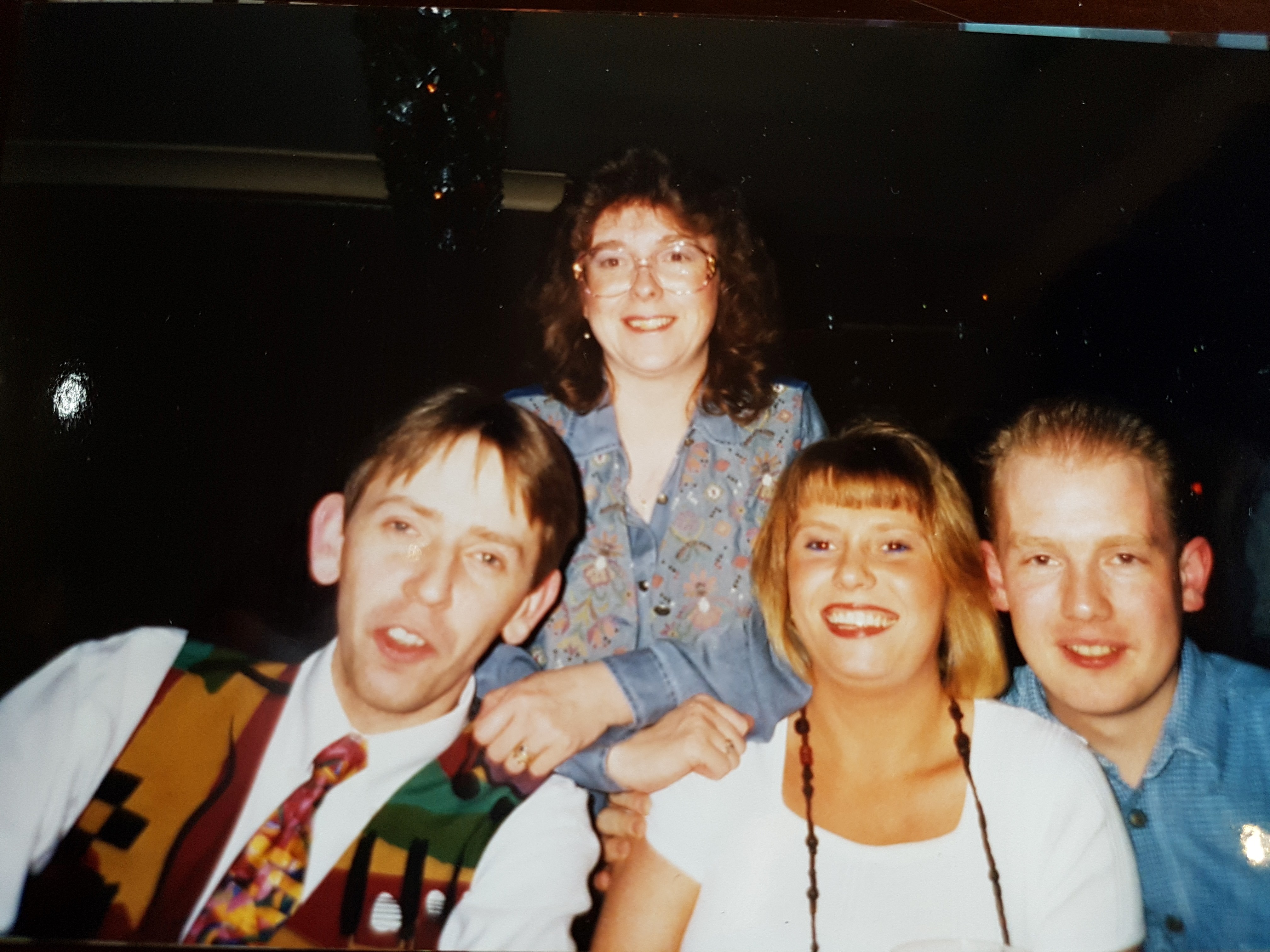 Diane, with Paul and Stuart, at some point in the 90s!